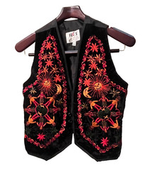 VINTAGE RUTH Y NOHEMI GUATEMALA EMBROIDERED VEST TOP WOMEN’S SIZE SMALL