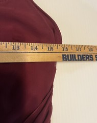 Vintage Fredrick’s Of Hollywood Maroon Maxi Dress Glamour Jersey Y2K Size 8