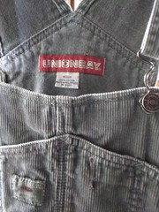 VTG 90s Women’s Unionbay Corduroy 100% Cotton Bib Overalls Carpenter green NICE!