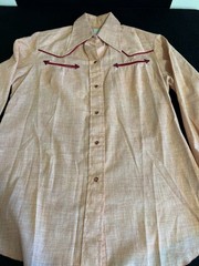 Vintage 1970’s Girls Western Trends by Panhandle Slim Pearl Snaps Shirt