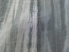 RARE Vtg 70s Ms LEE Hi Waist Green Tie Dye Cord WIDE Leg Bell Bottom Pants 26/28