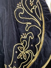 Vintage Vanna White Velvet Little Black Dress Size 16 Gala Event Regency Royal