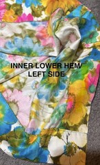 Vintage 1960’s Moana Kai Honolulu Hawaiian Dress Muu Muu Maxi Psychedelic Floral
