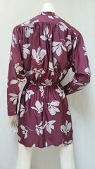 Vintage 1960’s TONI TODD Dark Purple & Gray Jersey Knit DRESS – Size S/M – EUC