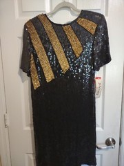 stenay vintage beaded dress