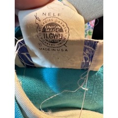 161 Vintage Leslie Fay Turquoise Blue Sheath Dress Union Made USA Size 16 Retro