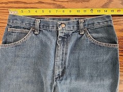Vtg 70s-80s Wrangler Jeans Talon Zipper Womens 32×34 (29×33) Denim USA Made