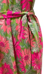 LILLY PULITZER Fabric ERIO BOCCI KWHP Vintage 80s Women’s Nylon Dress – Sz L/XL