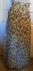 Vintage 70s Paisley Woven Rayon Cotton Long Skirt F. A. Chatta Size 7 – 8 W24