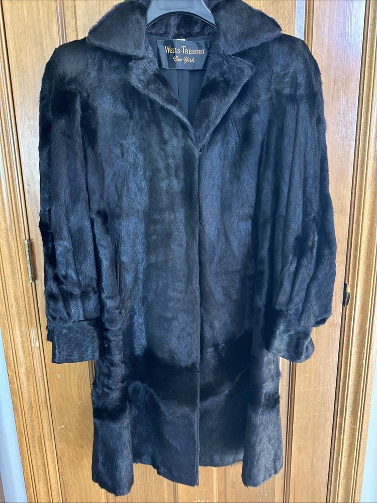 Vintage Broad Tail Lamb Fur Coat