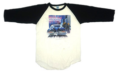 Vintage Girlschool 1982 Tour Rock Band T Shirt XL 80s 1980s Girl School raglan