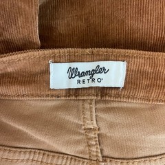 Wrangler RETRO Corduroy BOOT CUT Pants Womens 32×34 Flare High Rise Brown