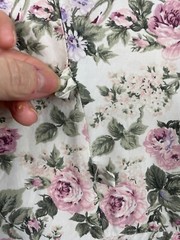 Vintage Dress Size 7/8 Crochet Trim Country Romance Floral Cottagecore Prairie