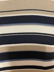 296 Croft & Barrow Vintage 90s Women’s Striped Mock Neck Sweater Size Large