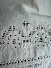 Vintage embroidered Romanian embroidered folk skirt with jewelry details