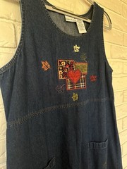 Bobbie Brooks Women’s VTG 90s Denim Maxi Dress School Teacher Cottagecore