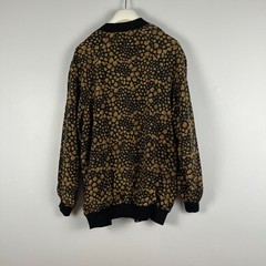 Vintage Jacques Isabelle lightweight bomber women button jacket lined synthetic