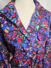 Vtg 90’s Worthington Boho Preppy M Button Down Career Retro Fringe Fairy Cottage