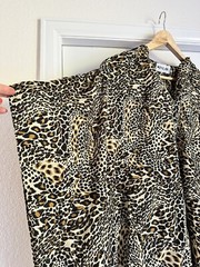 Vintage Winlar Kaftan Leopard Animal Print One Size Fits Most Vtg