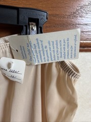 Vintage nwt Dixie Belle tan granny Panties White Lace Detail Style 01232 Size 12