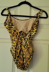Vintage 1980s Rose Marie Reid Leopard Print Swimsuit – Size 10