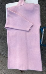 NWT IB Diffusion LG long cardigan duster coat pink wool mohair blend VTG