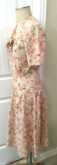 Vintage 1940s style cotton dress (Very Rare Fabric)