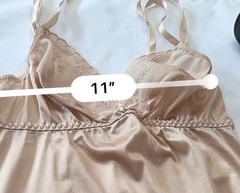 Vtg Maidenform Sweet Talk Satin Cami Black Size 34 ILGWU Union Made USA