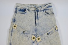VTG 80s 90s Stone Acid Light Blue Wash Prima Classe Made Israel 34 Womens Jeans