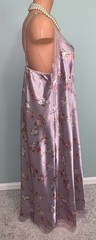 New Glossy Secret Satin Peignoir Set 3X Slip Dress Nightgown Robe Lingerie 2pc