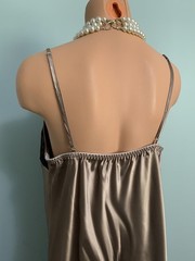 NEW Glossy Secret SATIN NIGHTGOWN Plus sz 1X Full Slip Dress Elegant