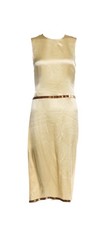 Prada late 90s early 2000s yellow vintage dress