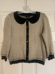 Vintage ASOS 50’s style Sweater 100% cotton Retro glam size 4