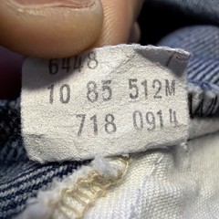 Vintage 80s Levi’s 718 Student Orange Tab Jeans 25×31 Made in USA 85