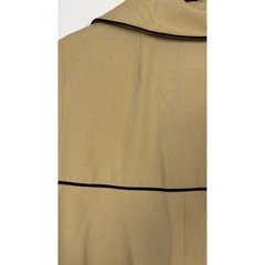 Joseph Stein Muriel Reade Vintage Coat Tan Black Piping Size M ILGWU 60s Mod