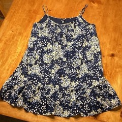 As U Wish Y2K Coquette Babydoll Floral Ruffle Hem Cami Top Sleeveless Girlcore L