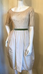 VINTAGE 1950’s Harry Keiser Lace Party Dress S