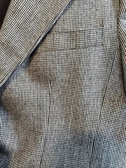 Vintage Evan Picone Houndtooth Blazer Jacket with Velvet Collar ILGWU Union Tag