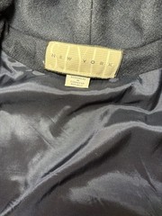 Vtg 80s New York Style Wool Blend Lobster Duffle Coat Jacket Sz 10 ColorBlock