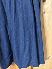 VTG 90s Dark Jean COTTAGECORE PRARIE Cowgirl Skirt NWOT Waist 36” Sz 16 XL
