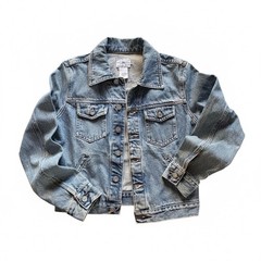 Calvin Klein CK Jeans Denim Trucker Jacket Medium 19×21 Made in USA EVC