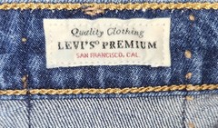Vtg Style Big E Levi’s 501 S Red Label Skinny Button Fly Embroidered SZ 26/28!