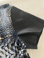 Rare Vintage 80s Black Leather Pants by Cedars Medium matching shirt m