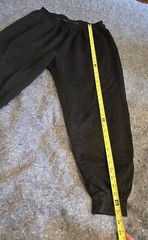 Vtg unbranded black pants 100% Acrylic Size 42/22w