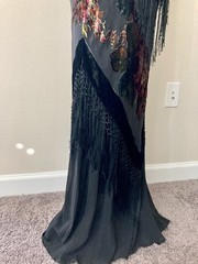 VTG 90s ARIE A brand 2 Pc Boho Whimsygoth Maxi Dress & Kimono Jacket SZ L MINT!