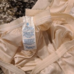 Vintage J C Penney Underscore 100% Antron lll Nylon Brief Panties Sz 6-10