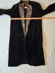Rare Vintage Coat by Cattiva Maxi Trench Coat Women JL deBall Velvet Made in USA