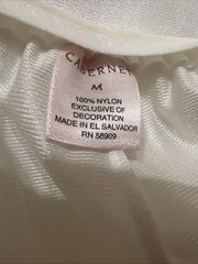 Cabernet Womens Vintage Half Slip White Medium 32 Inches With Lace