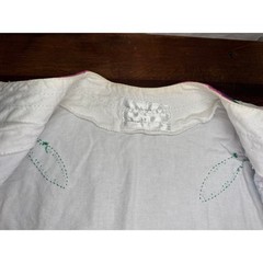 Diseños Delfis Telas Tlaquepaque Jalisco Vintage Mexico Embroidered Top Small
