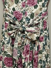 Vintage Cottagecore Betsy’s Things Floral Print Short Sleeve Dress Size 5/6 EUC